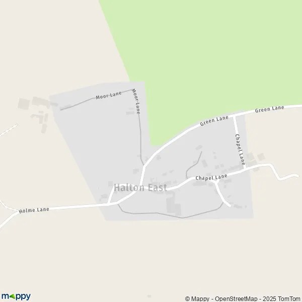 Map Halton East map of Halton East (BD23 6) and practical information