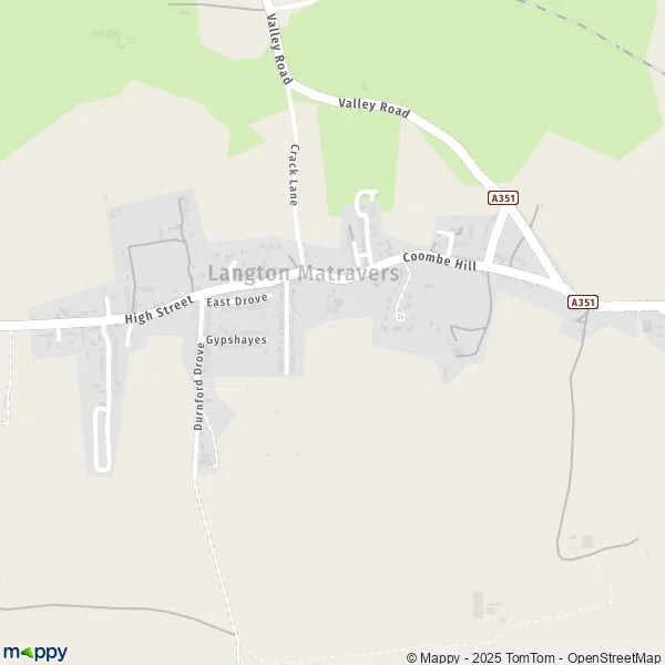 Map Langton Matravers map of Langton Matravers (BH19 3) and practical