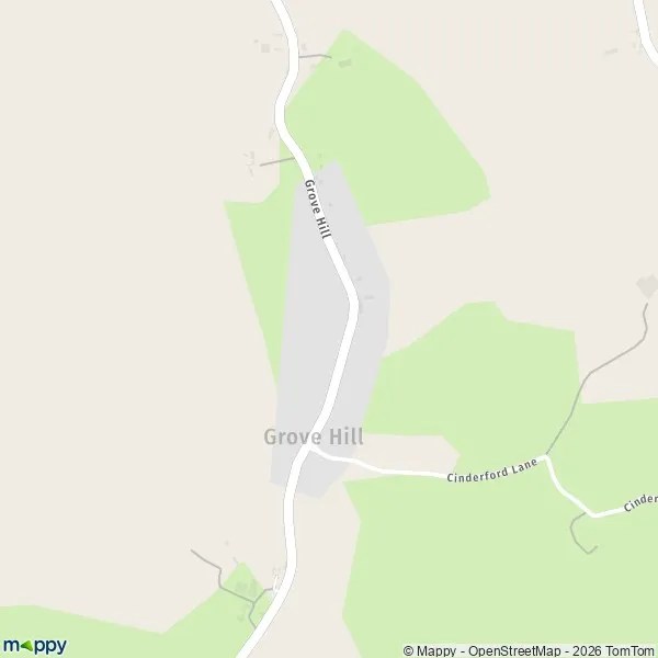 Map Grove Hill map of Grove Hill (BN27 4) and practical information