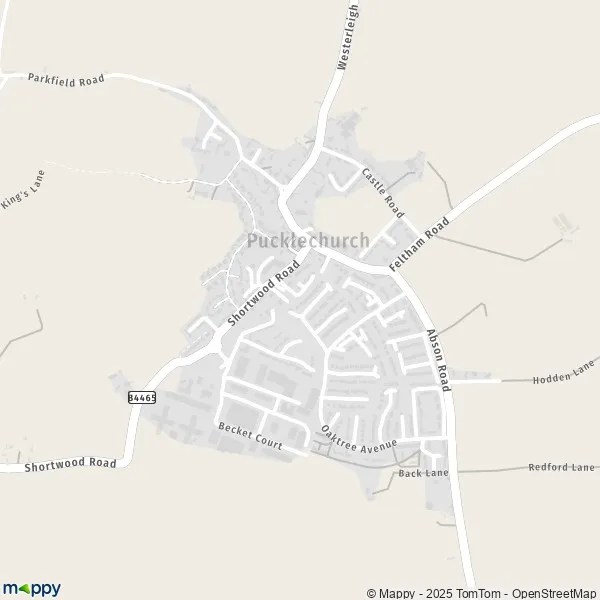 Map Pucklechurch map of Pucklechurch (BS16 9) and practical information