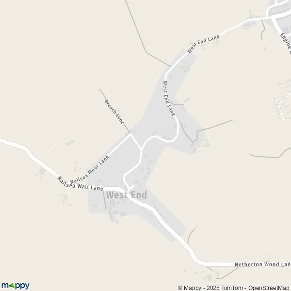 Map West End map of West End (BS48 4) and practical information