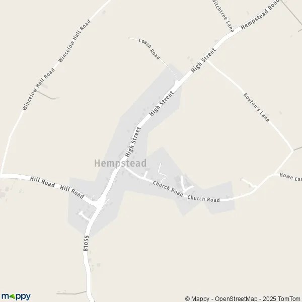 Map Hempstead map of Hempstead (CB10 2) and practical information