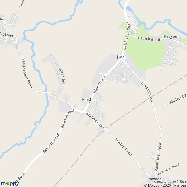 Map Harston map of Harston (CB22 7) and practical information