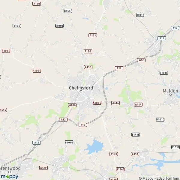 Map Chelmsford map of Chelmsford (CM1 3) and practical information