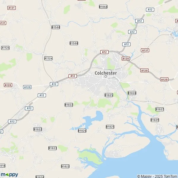 Map Colchester map of Colchester (CO6 1) and practical information