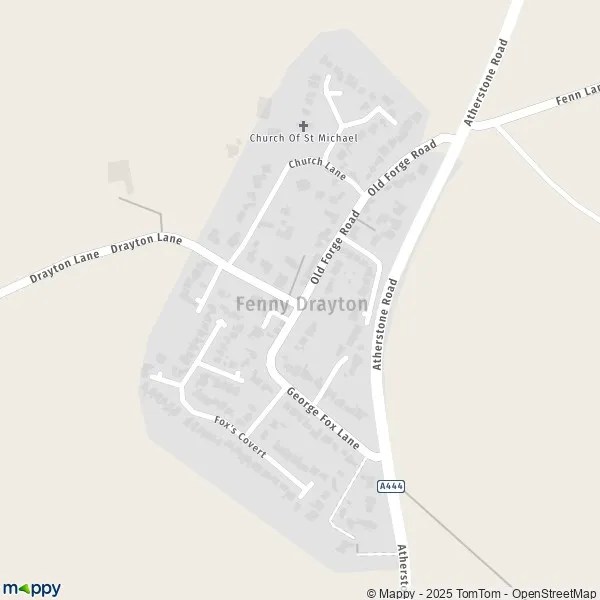 Map Fenny Drayton map of Fenny Drayton (CV13 6) and practical information
