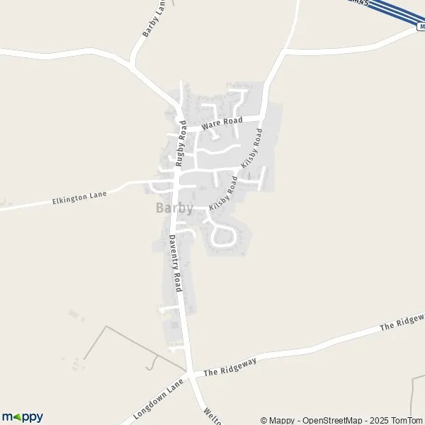 Map Barby map of Barby (CV23 8) and practical information