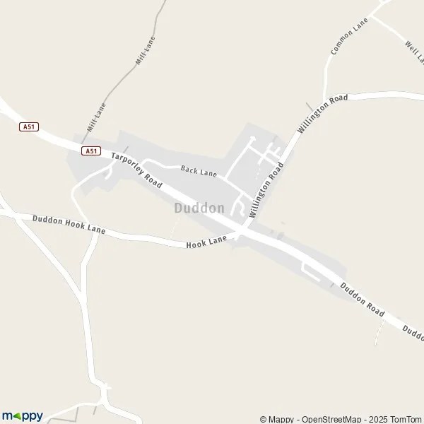 Map Duddon map of Duddon (CW6 0) and practical information