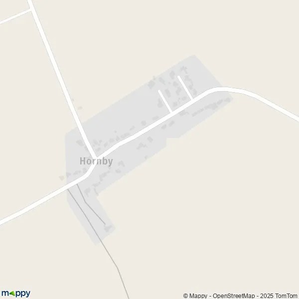 Map Hornby map of Hornby (DL6 2) and practical information