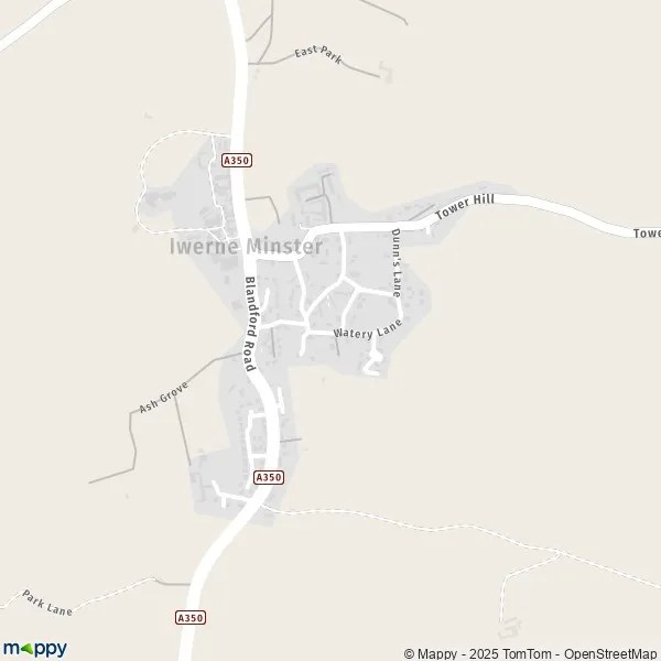 Map Iwerne Minster map of Iwerne Minster (DT11 8) and practical information