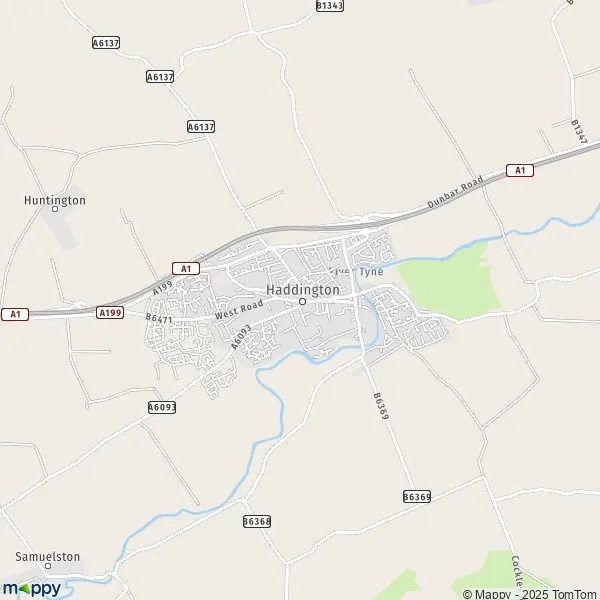 Map Haddington map of Haddington (EH41 4) and practical information