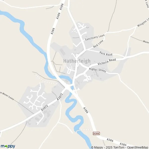 Map Hatherleigh map of Hatherleigh (EX20 3) and practical information