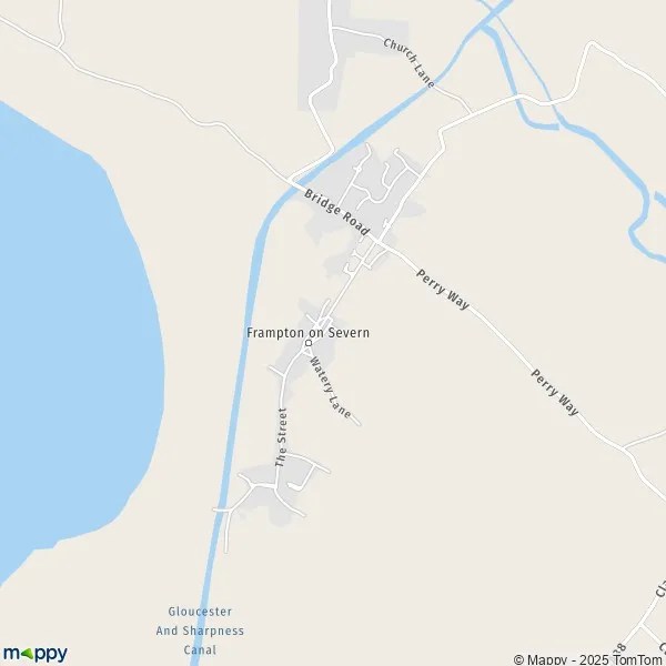 Map Frampton on Severn map of Frampton on Severn (GL2 7) and practical