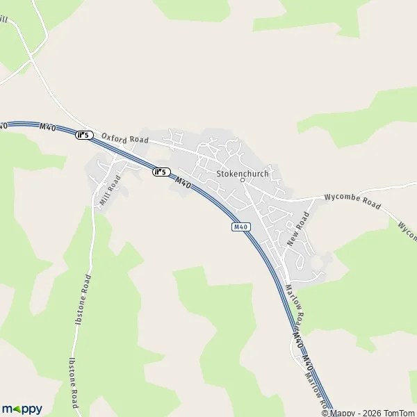 Map Stokenchurch map of Stokenchurch (HP14 3) and practical information