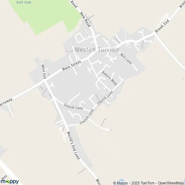Map Weston Turville map of Weston Turville (HP22 5) and practical