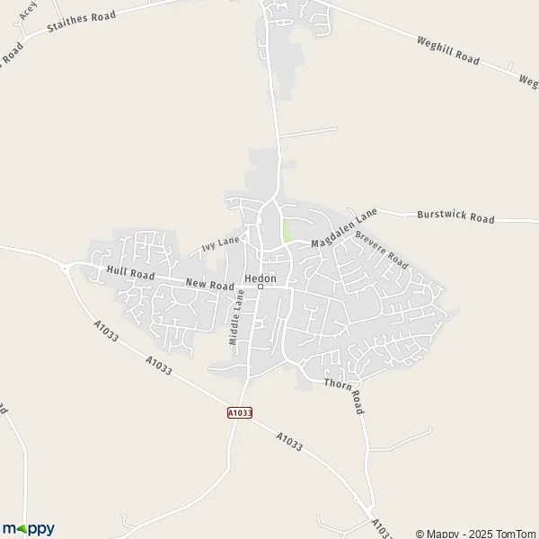 Map Hedon map of Hedon (HU12 8) and practical information