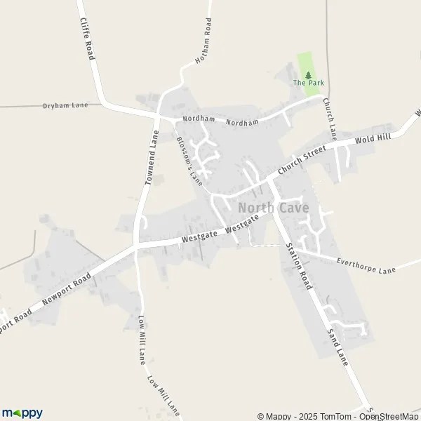 Map North Cave map of North Cave (HU15 2) and practical information