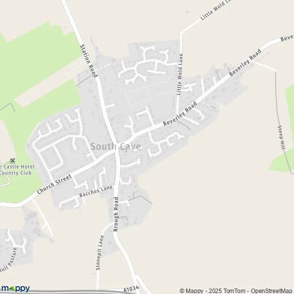 Map South Cave map of South Cave (HU15 2) and practical information