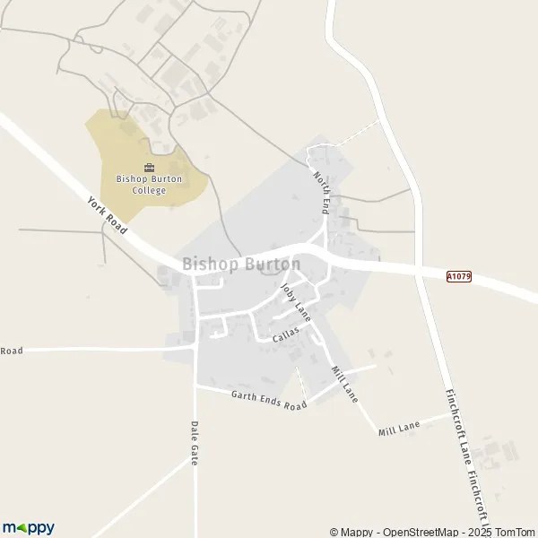 Map Burton map of Burton (HU17 8) and practical information