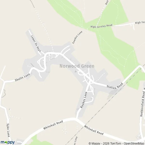 Map Norwood Green map of Norwood Green (HX3 8) and practical information