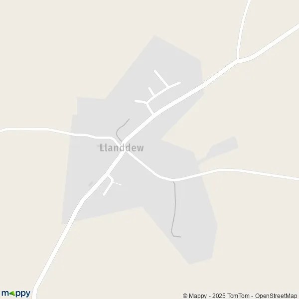 Map Llanddew map of Llanddew (LD3 9) and practical information
