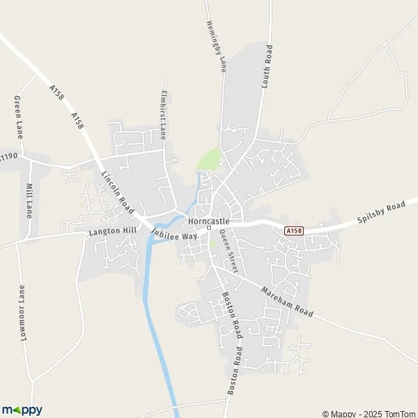 Map Horncastle map of Horncastle (LN9 5) and practical information