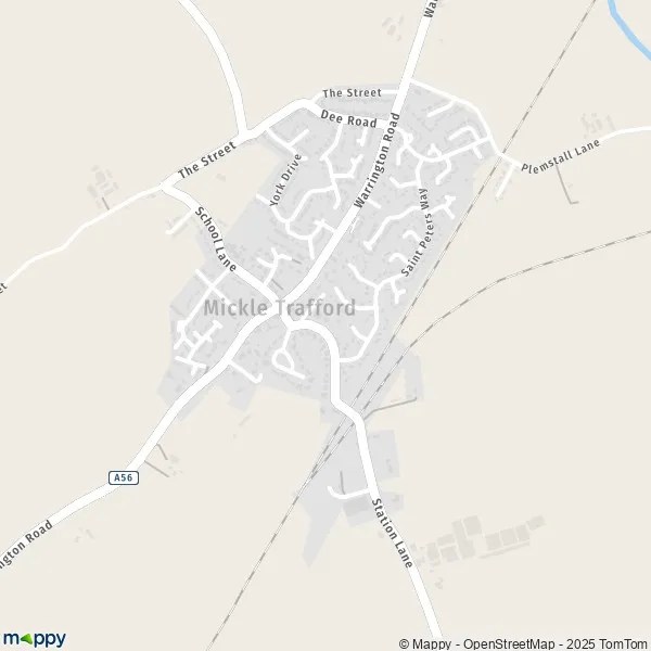 Map Trafford map of Trafford (M31 4) and practical information