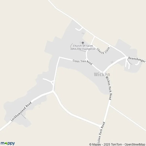 Map Wicken map of Wicken (MK19 6) and practical information