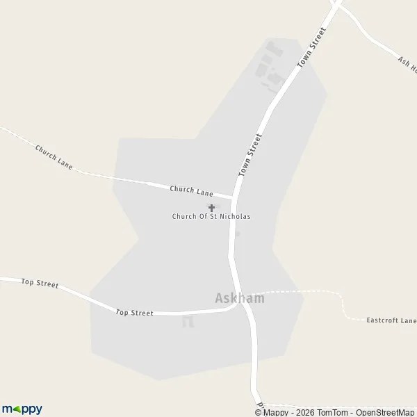 Map Askham map of Askham (NG22 0) and practical information