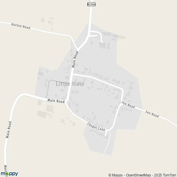 Map Little Hale map of Little Hale (NG34 9) and practical information