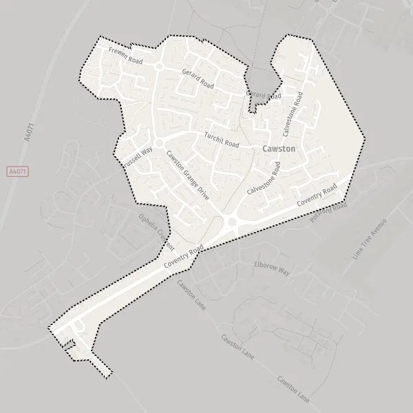 Map Cawston map of Cawston (NR10 4) and practical information