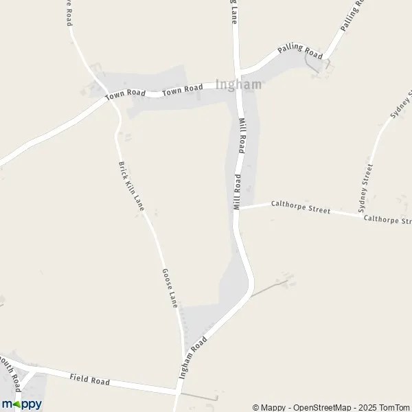 Map Ingham map of Ingham (NR12 9) and practical information