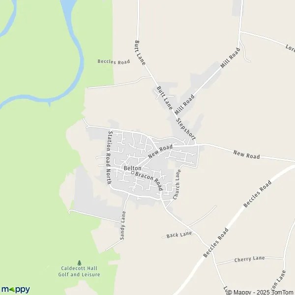 Map Belton map of Belton (NR31 9) and practical information