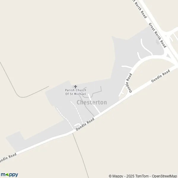 Map Chesterton map of Chesterton (PE7 3) and practical information