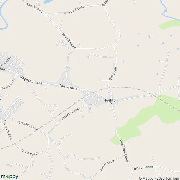 Map Hoghton map of Hoghton (PR5 0) and practical information