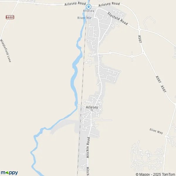 Map Arlesey map of Arlesey (SG15 6) and practical information