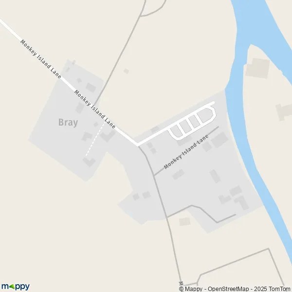 Map Bray map of Bray (SL6 2) and practical information