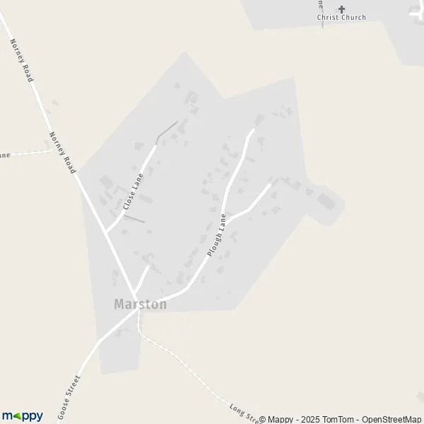 Map Marston map of Marston (SN10 5) and practical information