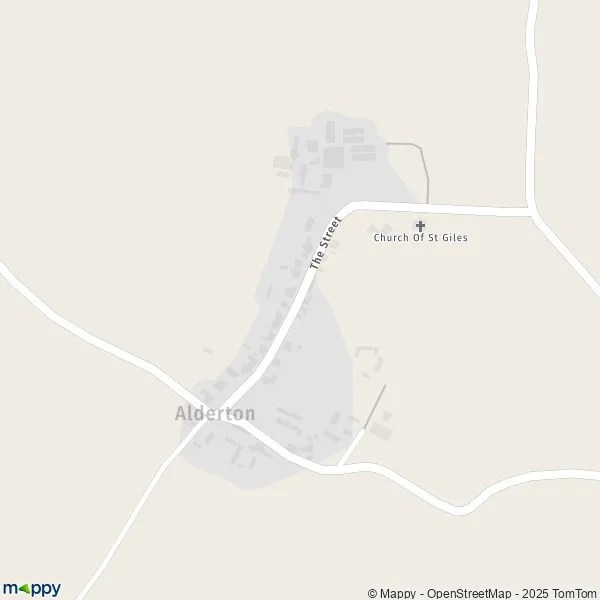 Map Alderton map of Alderton (SN14 6) and practical information