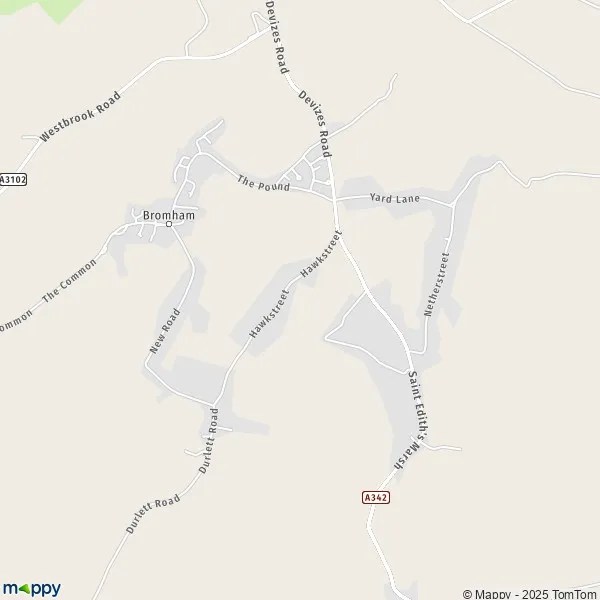 Map Bromham map of Bromham (SN15 2) and practical information