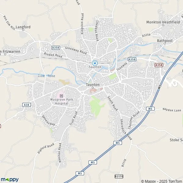 Map Taunton Deane map of Taunton Deane (TA4 3) and practical information