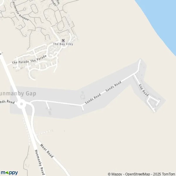 Map Hunmanby Gap map of Hunmanby Gap (YO14 9) and practical information