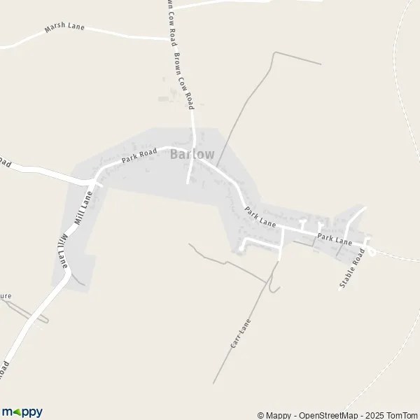 Map Barlow map of Barlow (YO8 8) and practical information