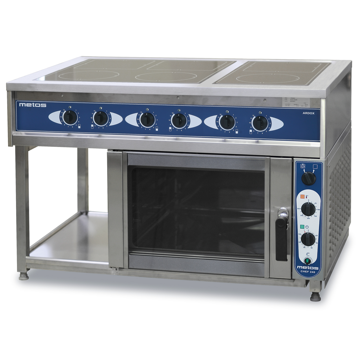 Ceramic range+oven Ardox C6/240 400V3N Metos Professional Kitchens