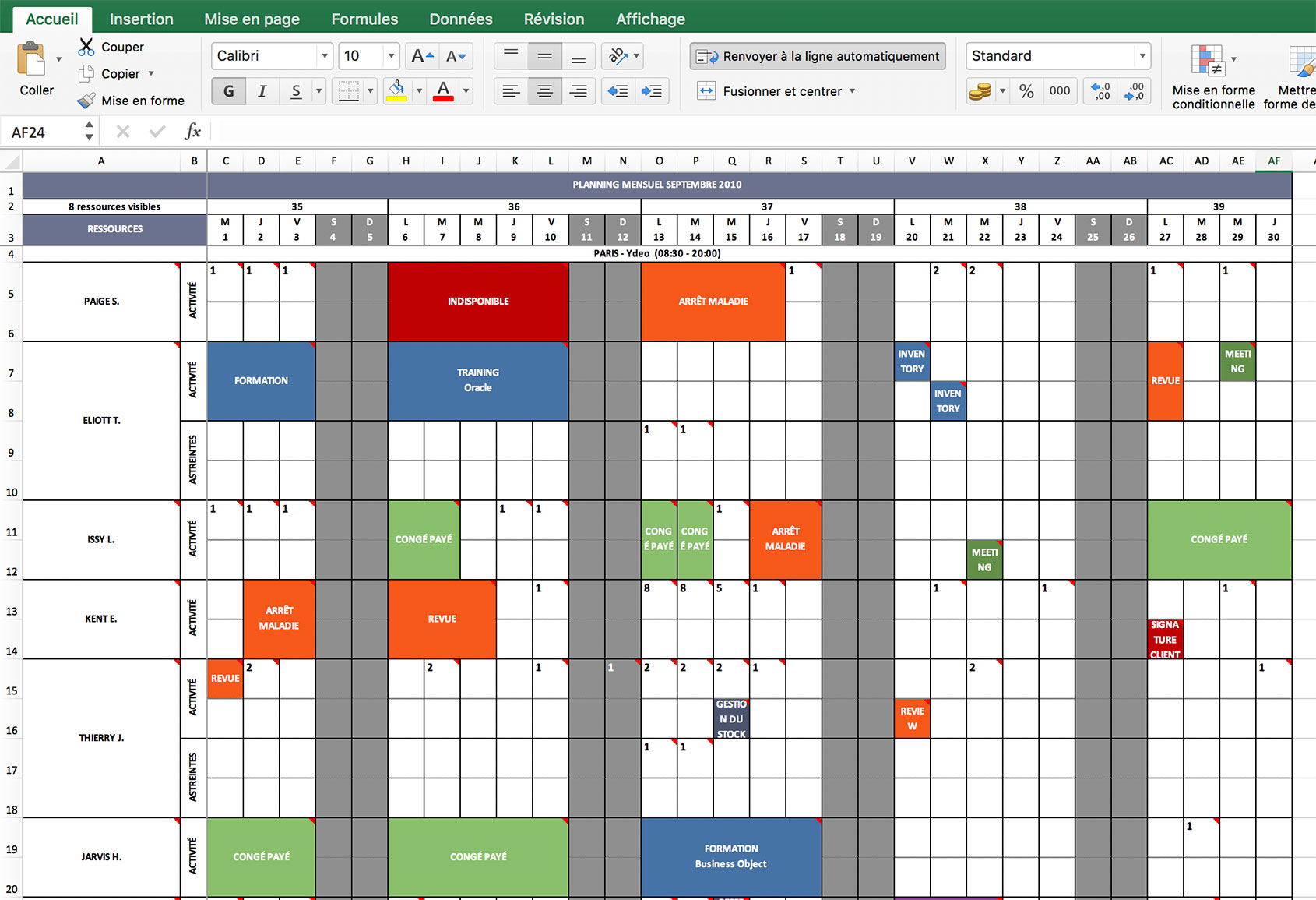 Your staff members' paid leaves planning Netside Planning
