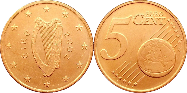 5 Euro Cent Ireland Numista