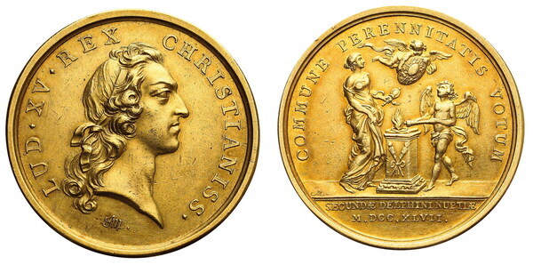 Medal zaślubinowy Maria Józefa ** Exonumia ** Numista