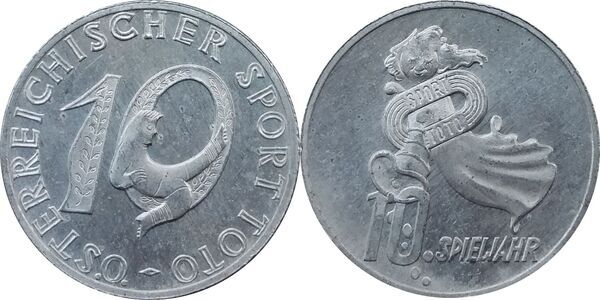 Token 10 Spieljahr Österreichischer Sport Toto Austria Numista