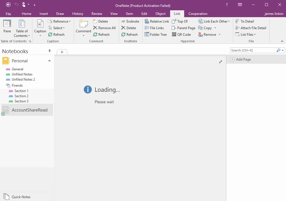 EXE Open OneNote Notebook from OneDrive Sync Folder via the url