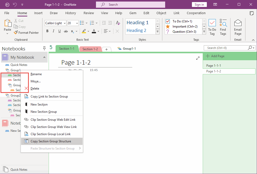 How to Convert a OneNote Section Group to a Notebook? Office OneNote